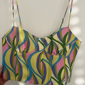 NEW Zara Cropped Corset Top
